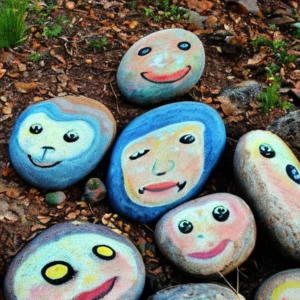 Artistic representation for How painted rocks are putting smiles on faces in the Ozarks.