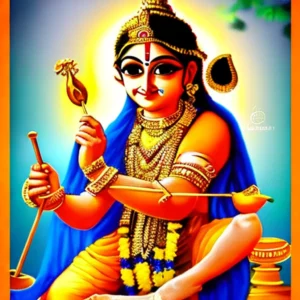 Artistic representation for Happy Krishna Janmashtami 2024 : Best Wishes , Quotes , Messages , WhatsApp And Facebook Status to Share On Krishna Janmotsav Please provide the title.