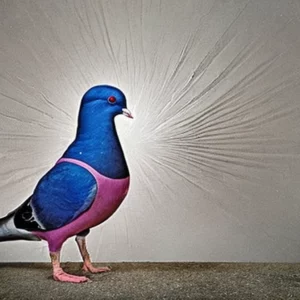 Artistic representation for Pigeon owners defend their misunderstood pets : He a little diva | Pets