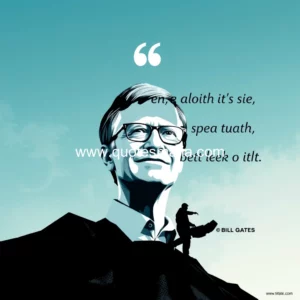Artistic representation for Top 10 bill gates inspirational quotes on success!