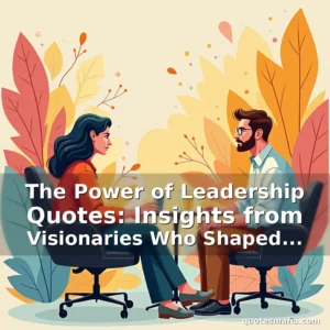 Artistic representation for The Power of Leadership Quotes: Insights from Visionaries Who Shaped History