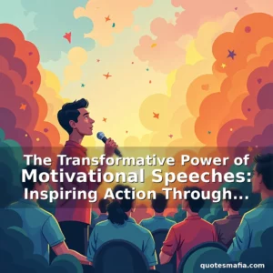 Artistic representation for The Transformative Power of Motivational Speeches: Inspiring Action Through Words