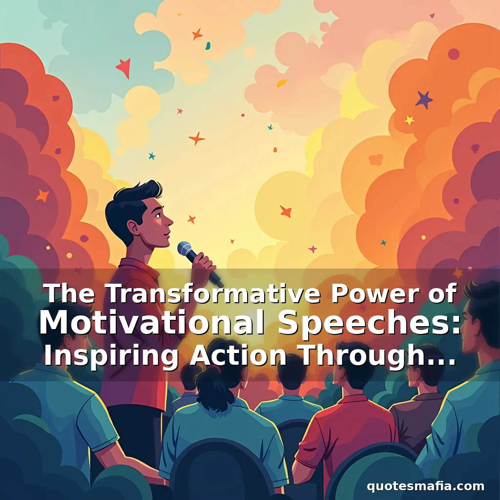 Read more about the article The Transformative Power of Motivational Speeches: Inspiring Action Through Words