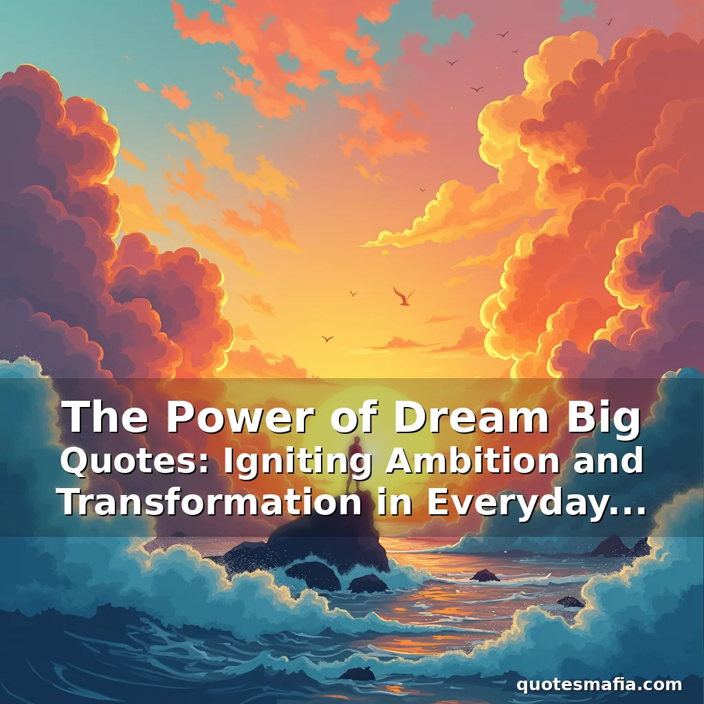 Read more about the article The Power of Dream Big Quotes: Igniting Ambition and Transformation in Everyday Lives