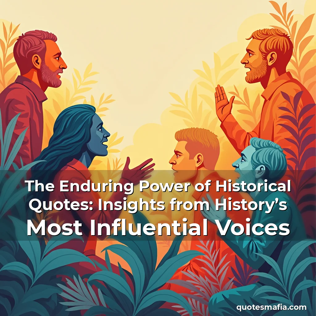 Read more about the article The Enduring Power of Historical Quotes: Insights from History’s Most Influential Voices