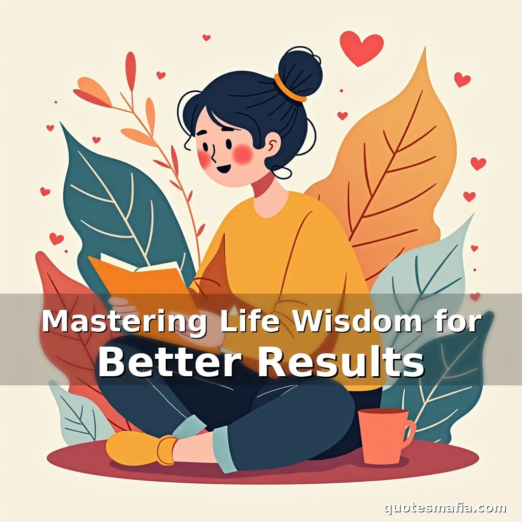 Read more about the article Mastering Life Wisdom for Better Results