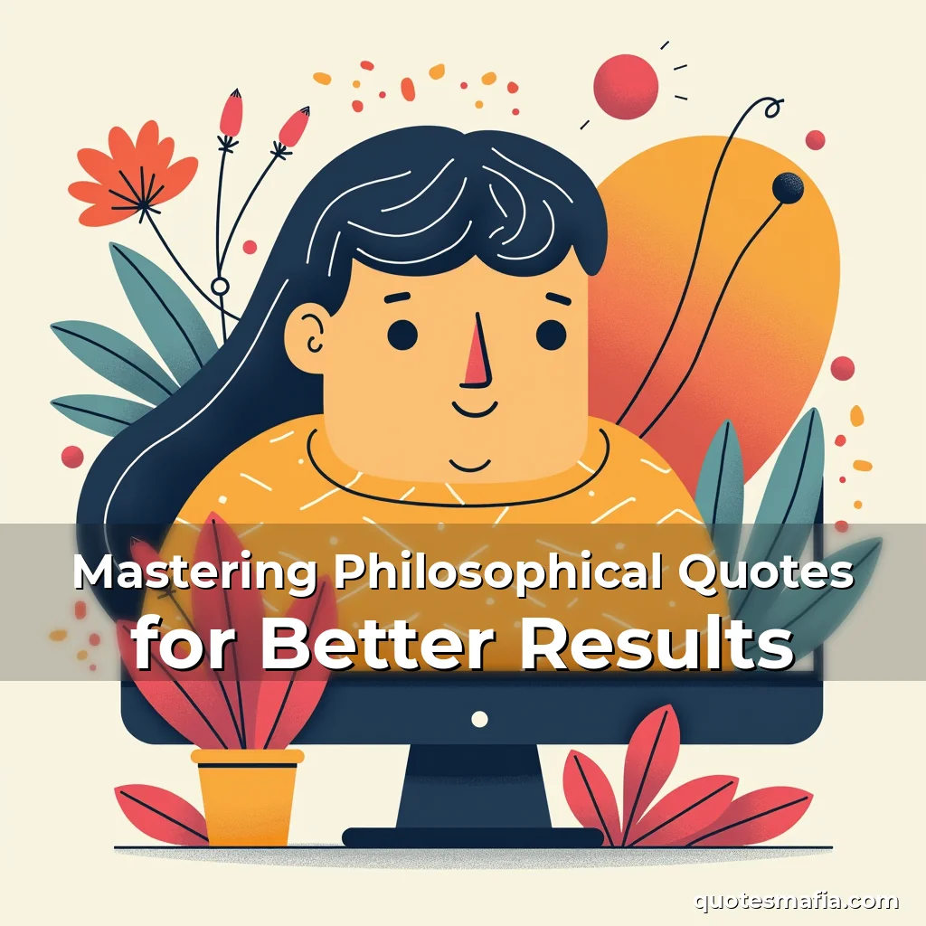 Read more about the article Mastering Philosophical Quotes for Better Results
