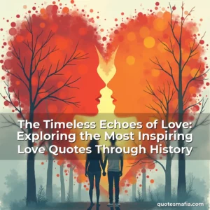 Artistic representation for The Timeless Echoes of Love: Exploring the Most Inspiring Love Quotes Through History