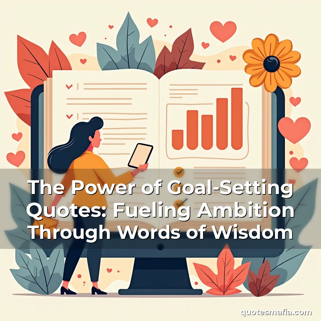 Read more about the article The Power of Goal-Setting Quotes: Fueling Ambition Through Words of Wisdom